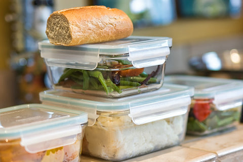 glass to storage food, a reusable container plastic-free