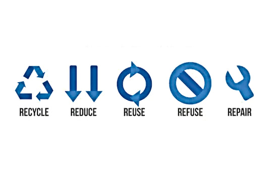 5 rs zero waste in the kitchen recycle reuse reduce refuse repair